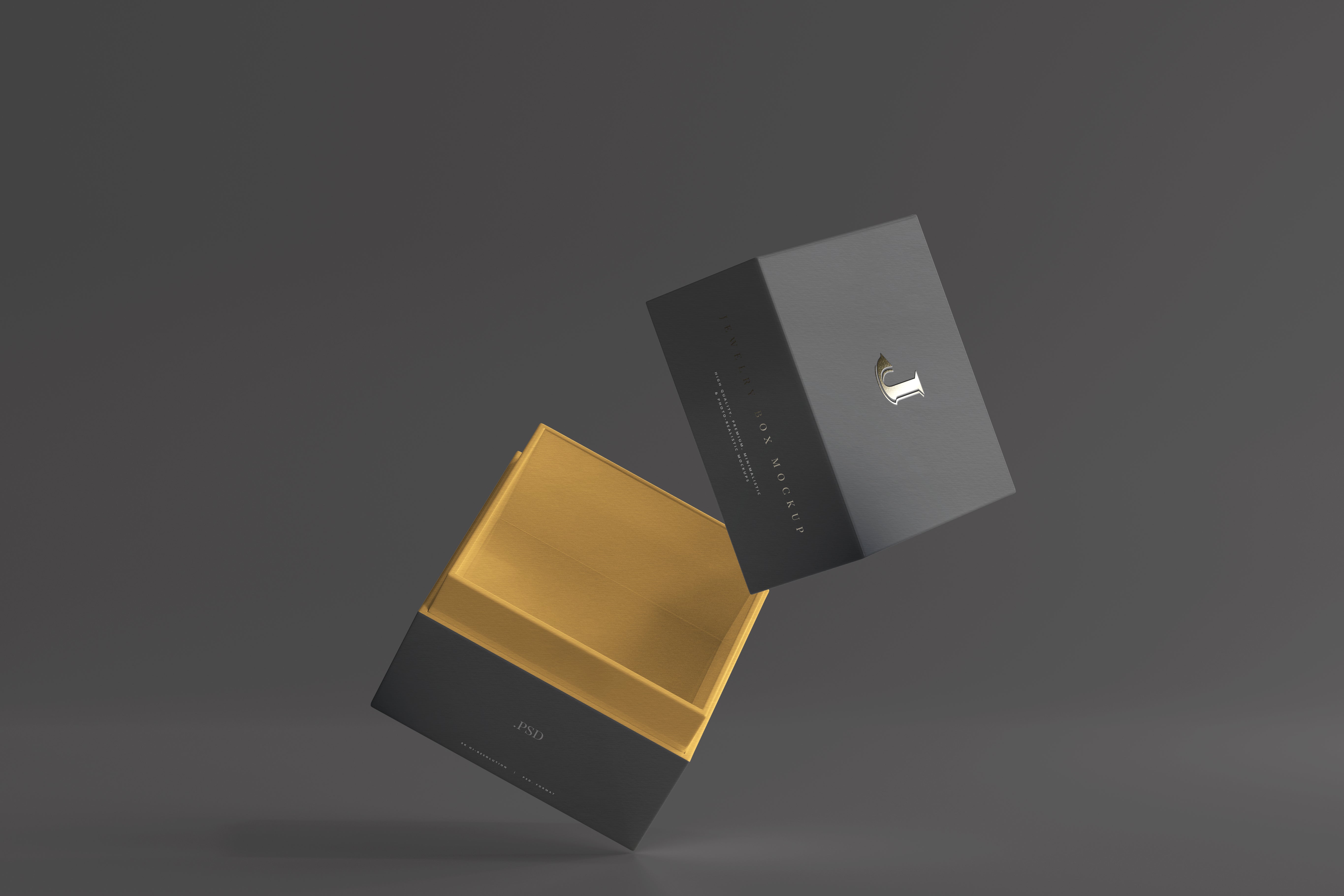 Elegant Open Leather and Gold Gift Box Mockup on Black Background. Luxury  Packaging Box for Premium Products Stock Photo - Image of object,  background: 135162810